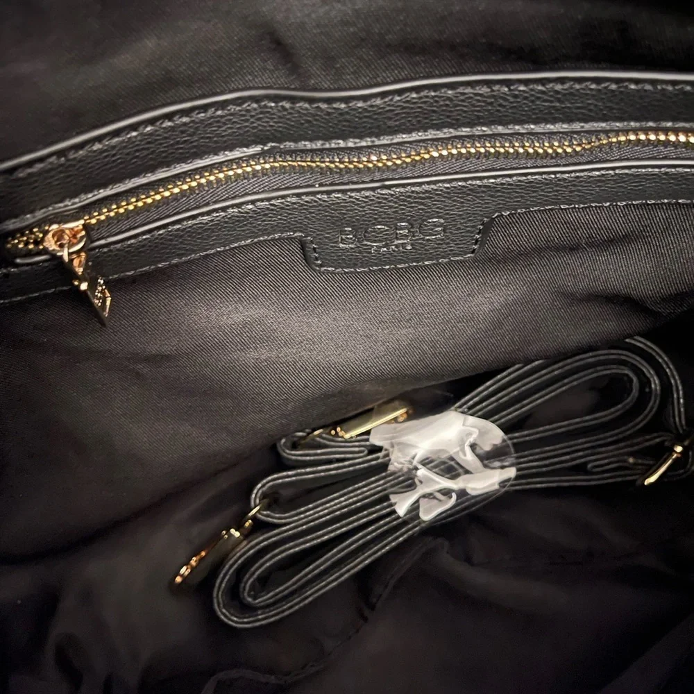 BCBG Paris Black Tote & Crossbody Bag Set NEW - Picture 12 of 12